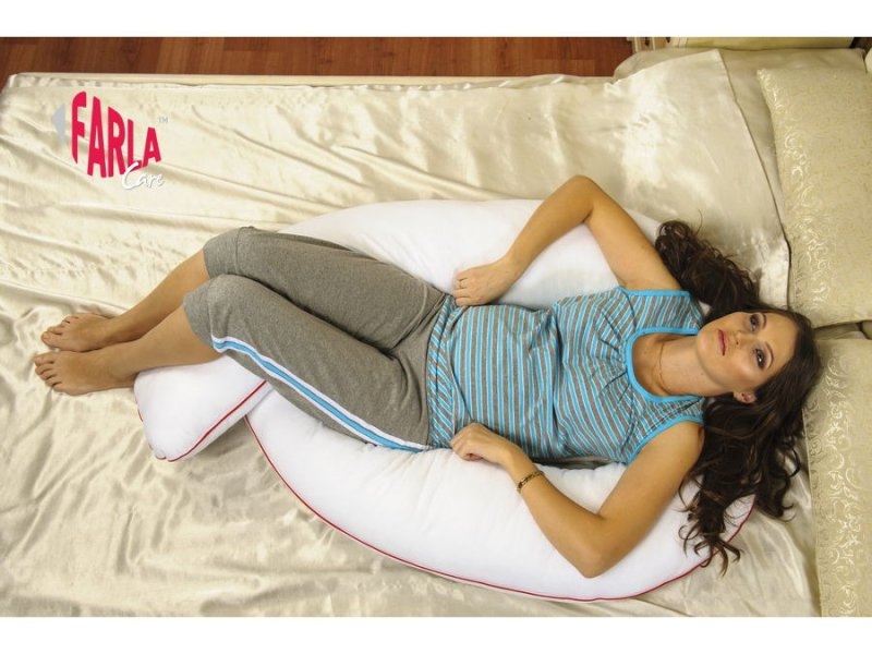 Подушка для беременных с шариками farla care u150 7