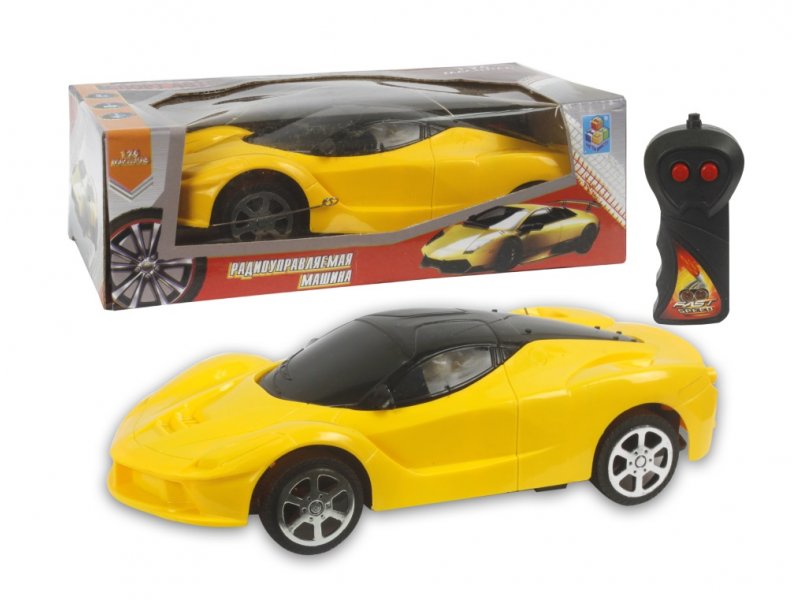 Игрушка 1Toy Спортавто Машина на р/у, 27 МГц, 2 канала: движение вперед/назад/разворот, 1:26 желтый
Игрушка 1Toy Спортавто Машина на р/у, 27 МГц, 2 канала: движение вперед/назад/разворот, 1:26 желтый