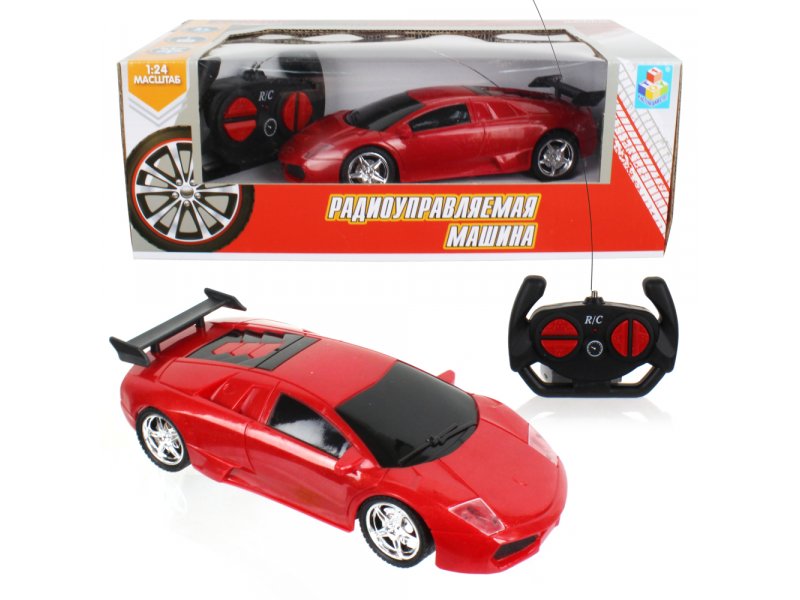 Игрушка 1Toy Спортавто Машина на р/у, 27 МГц, 2 канала: движение вперед/назад/разворот, 1:24
Игрушка 1Toy Спортавто Машина на р/у, 27 МГц, 2 канала: движение вперед/назад/разворот, 1:24
