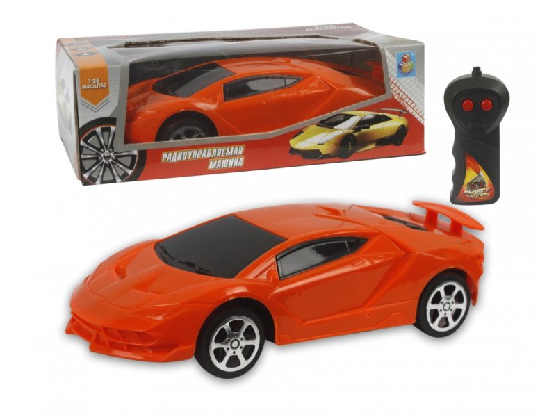 Игрушка 1Toy Спортавто Машина на р/у, 27 МГц, 2 канала: движение вперед/назад/разворот, 1:26 оранжевый
Игрушка 1Toy Спортавто Машина на р/у, 27 МГц, 2 канала: движение вперед/назад/разворот, 1:26 оранжевый