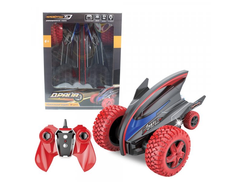 Игрушка 1Toy Драйв, трюк.машина-перевертыш на р/у, 4 канала, 2,4 ГГц, АКБ 9,6V700mAh, свет, 30 см
Игрушка 1Toy Драйв, трюк.машина-перевертыш на р/у, 4 канала, 2,4 ГГц, АКБ 9,6V700mAh, свет, 30 см