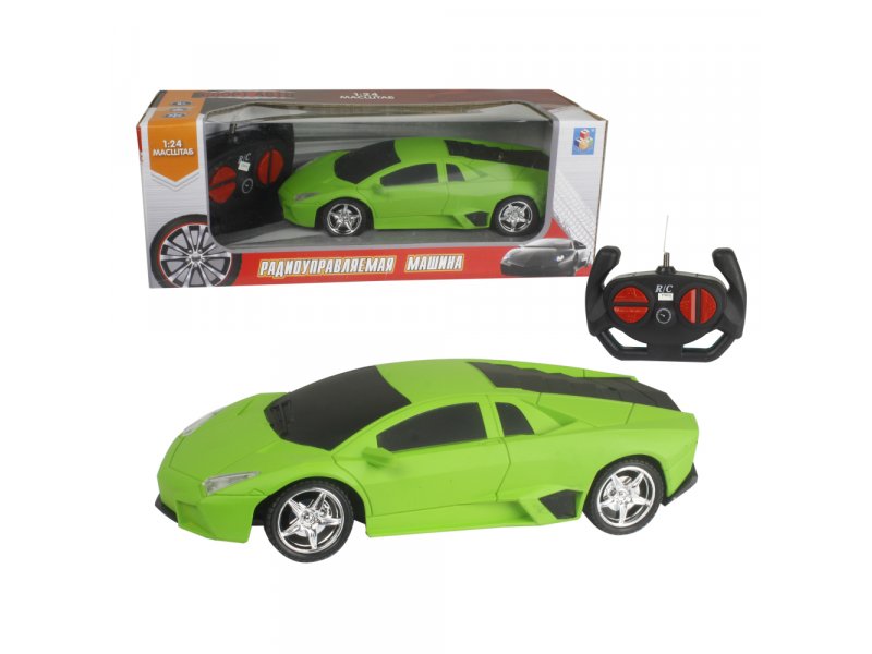 Игрушка 1Toy Спортавто Машина на р/у, 27 МГц, 4 канала: движение вперед/назад/влево/вправо, 1:24 матовый зеленый
Игрушка 1Toy Спортавто Машина на р/у, 27 МГц, 4 канала: движение вперед/назад/влево/вправо, 1:24 матовый зеленый