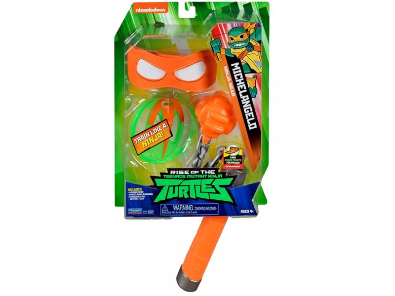 Игрушка Черепашки-ниндзя, серия ROTMNT Боевое оружие Микеланджело Мистический кусари-фундо
Игрушка Черепашки-ниндзя, серия ROTMNT Боевое оружие Микеланджело Мистический кусари-фундо