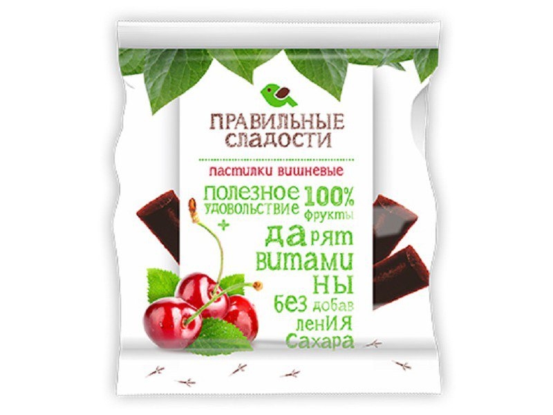 Пастилки Правильные Сладости, Вишневые 90 г