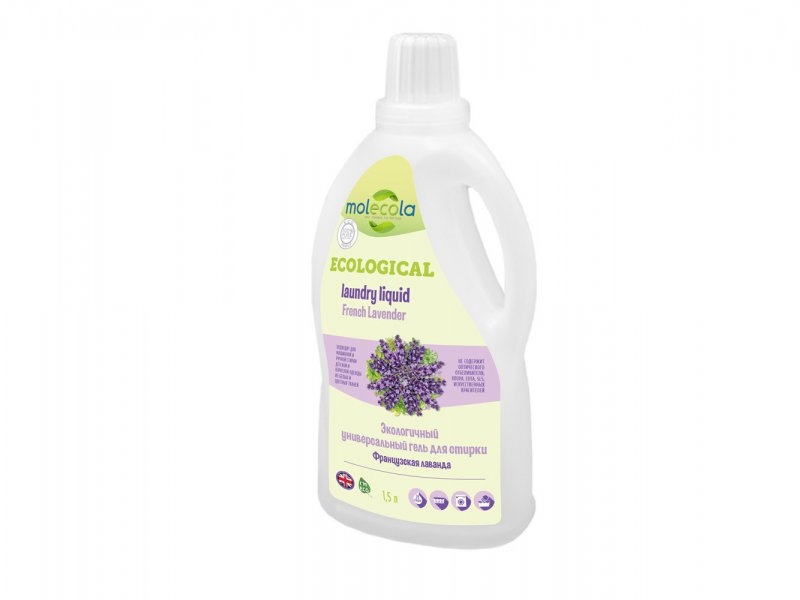 

Гель Molecola French Lavender универсальный для стирки, экологичный, 1,5 л