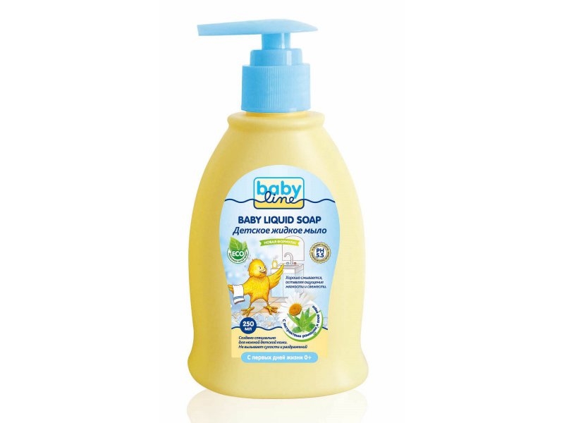 

Мыло Babyline Nature жидкое для детей, 250 мл (с помпой)