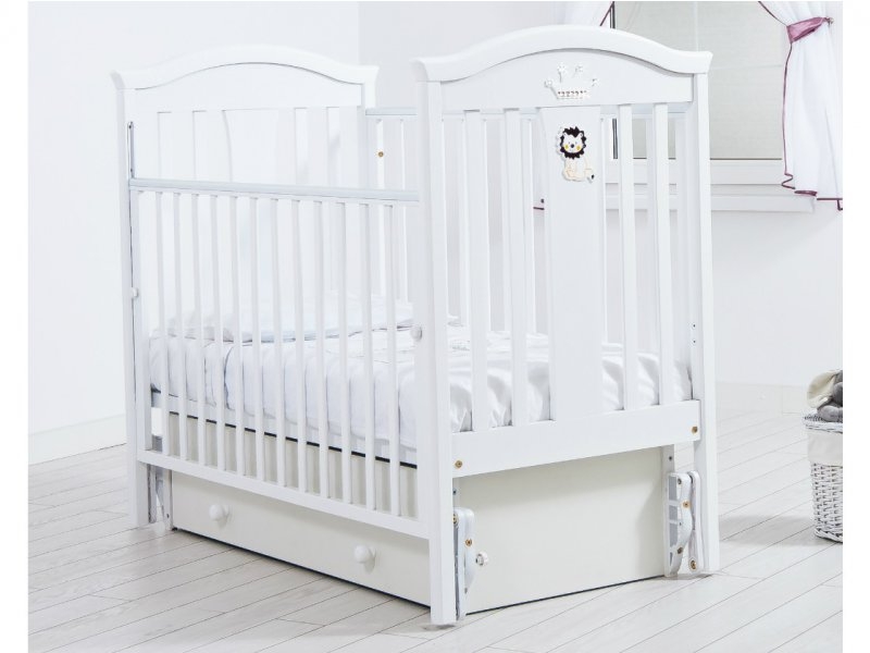 Gandylyan Кроватка Gandylyan, Даниэль маятник универсальный белый