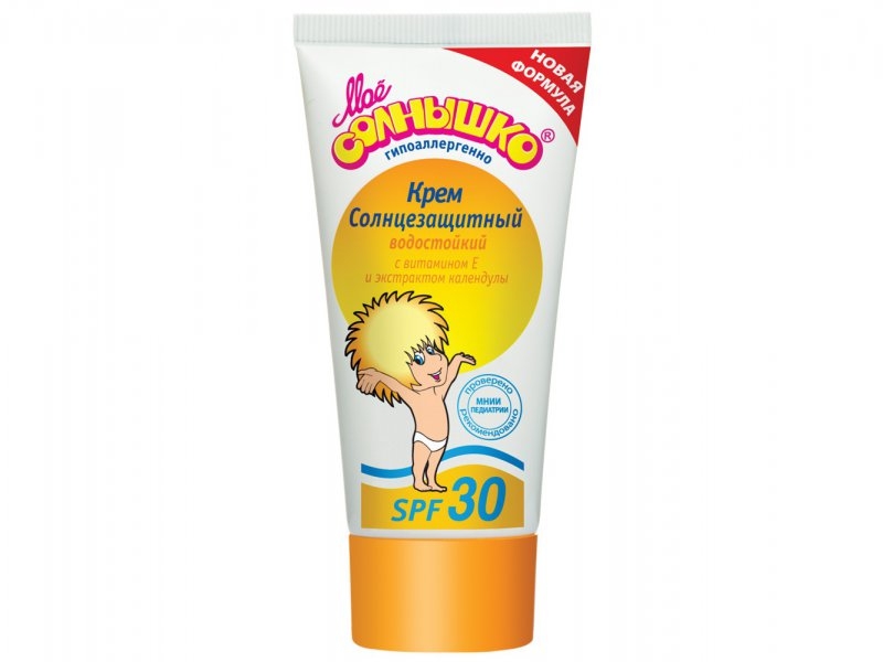 

Крем Моё солнышко детский солнцезащитный SPF 30 серии, 55 мл