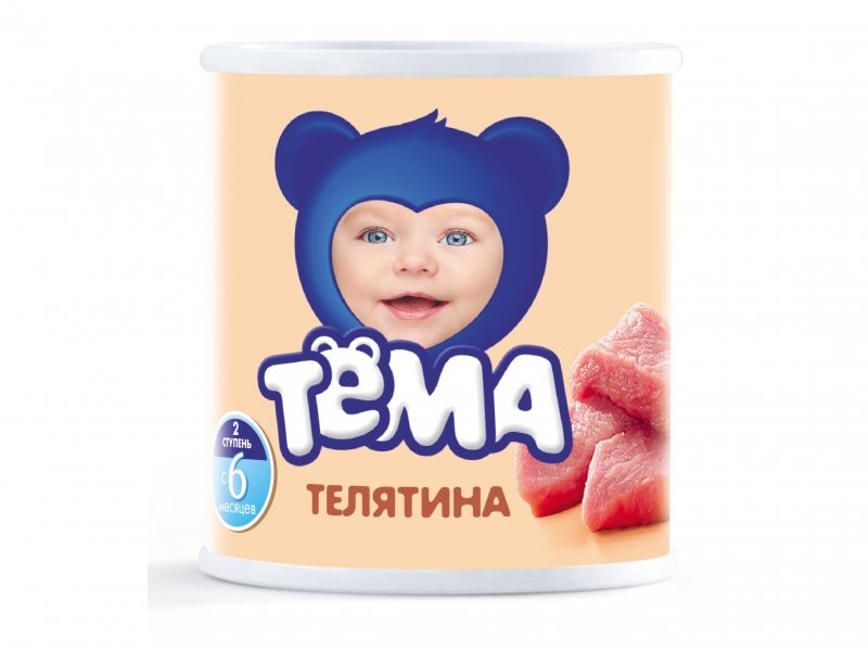 

Пюре Тёма Телятина 100 г