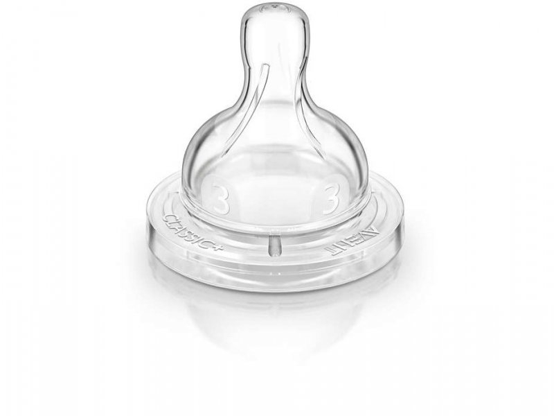 

Соска Philips Avent серии Classic+ средний поток 3 мес.+, 2 шт.