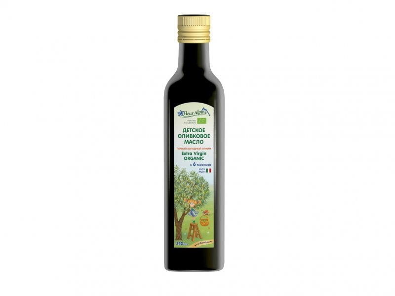 

Масло Fleur Alpine Organic детское оливковое Extra Virgin 250 мл