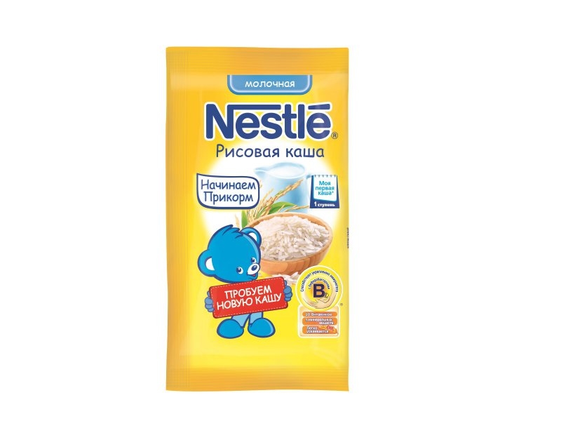 Nestle каша с рисом