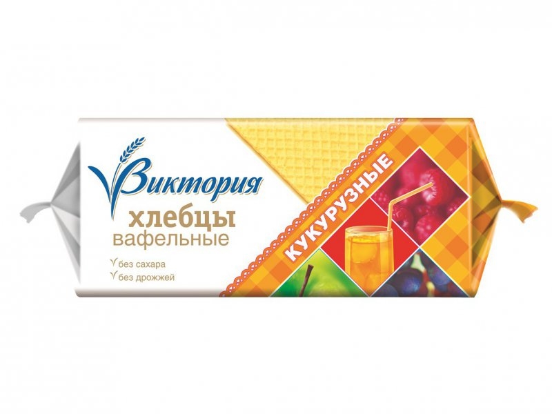 

Хлебцы Вкусная фантазия, Виктория вафельные, кукурузные 70 г