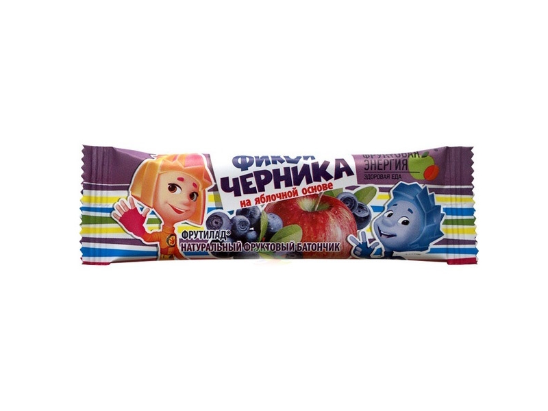 

Батончик Фруктовая энергия, Фрутилад, Фикси черника 30 г