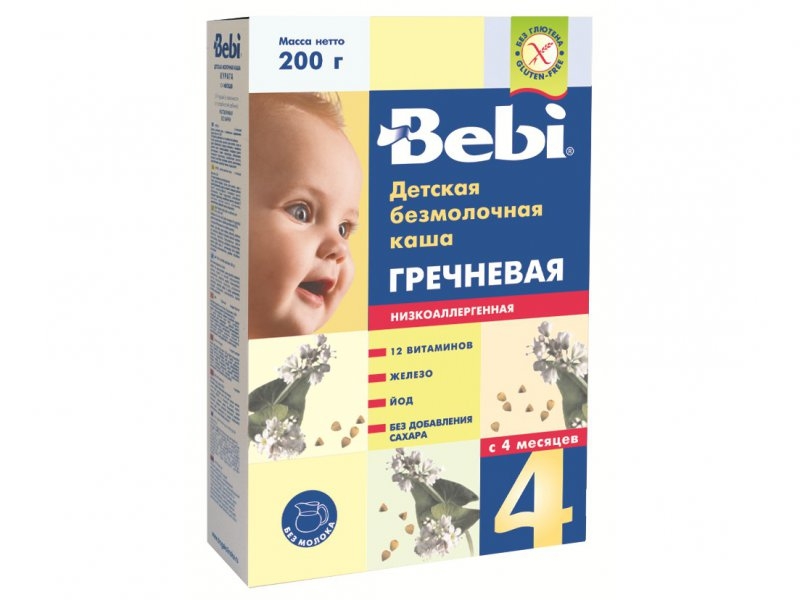 Каша гречневая безмолочная bebi чем разводить