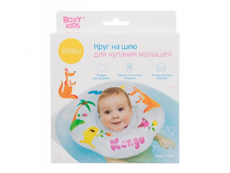 

Круг Roxy-Kids для купания на шею Kengu белый