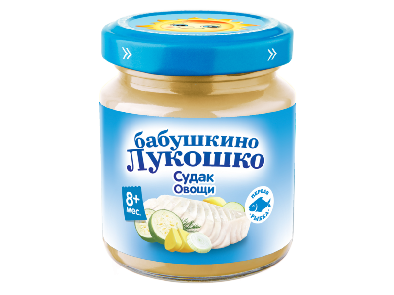 

Пюре Бабушкино Лукошко, Судак с овощами 100 г