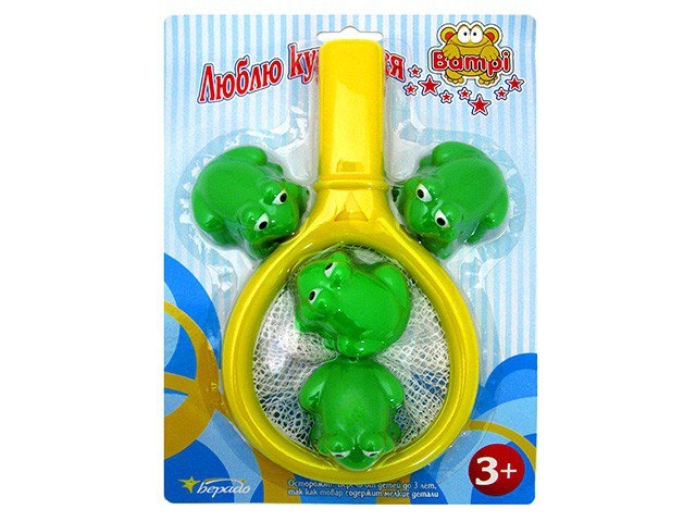 

Игрушка для ванной Bampi, Рыбалка для малышей, Лягушки