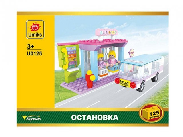 

Конструктор Umiks, Остановка, 125 дет.
