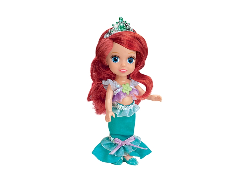 

Кукла Карапуз, Disney Princess Ариэль озвученная с аксессуарами 15 см