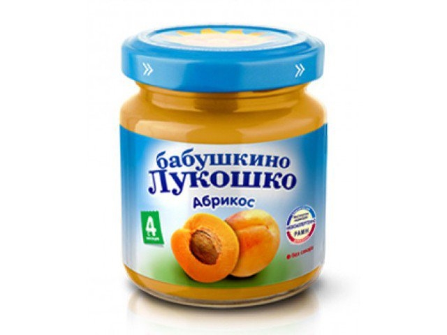 

Пюре Бабушкино Лукошко Абрикос 100 г