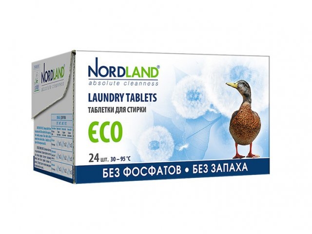 

Таблетки Nordland для стирки ECO, 24 шт.*33,75 г