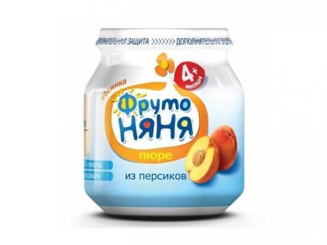 

Пюре Фрутоняня Персик 100 г