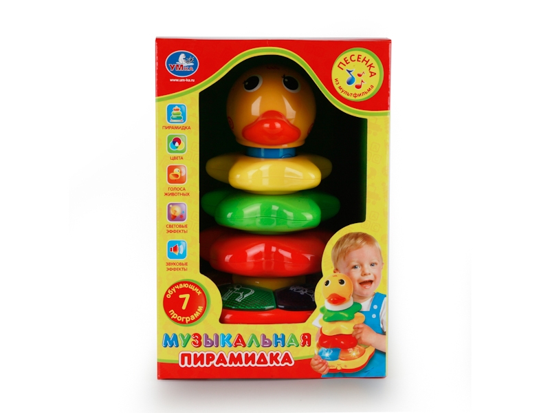 

Пирамидка УМка, музыкальная свет+звук, песня из м/ф