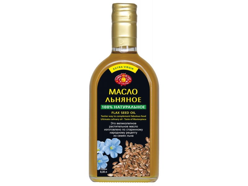 

Масло Golden Kings of Ukraine льняное 0,35 л