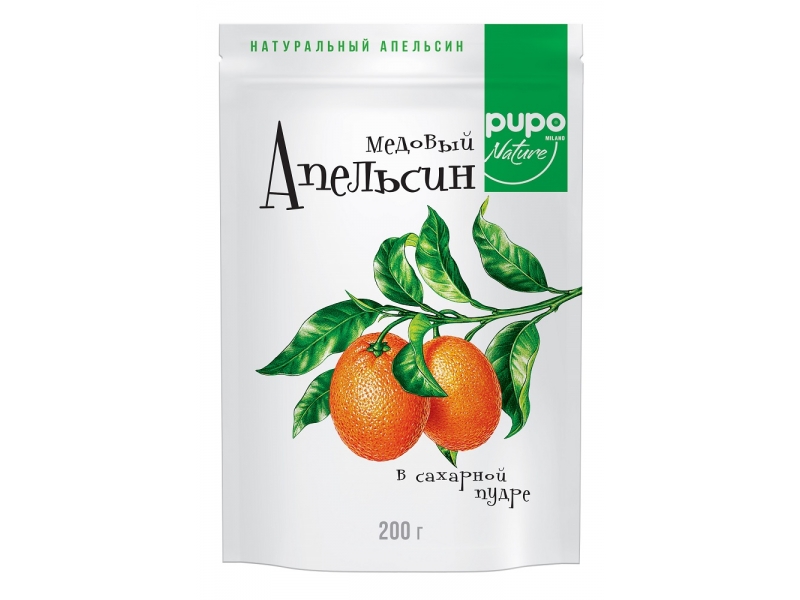 

Конфеты Pupo, Апельсин медовый дой-пак 200 г