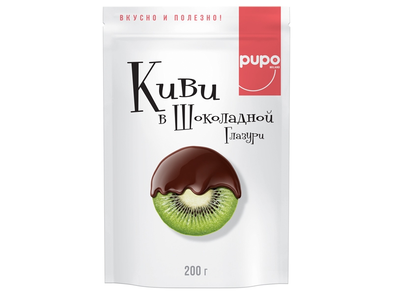 

Конфеты Pupo, Киви в глазури дой-пак 200 г