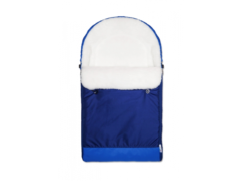 

Конверт в коляску CherryMom, Dark Blue меховой синий