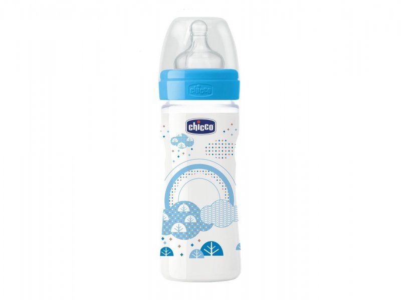 

Бутылочка Chicco Wellbeing с 4 мес. с силиконовой соской, РР, 330 мл