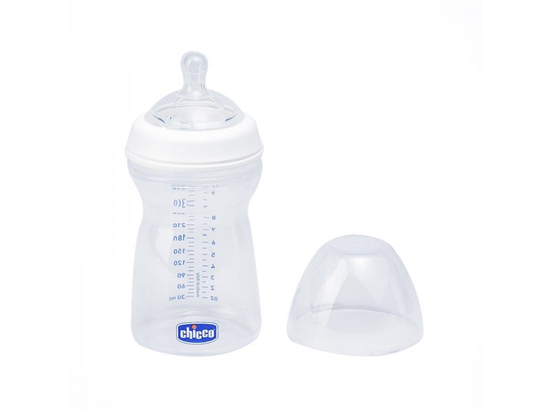 

Бутылочка Chicco Natural Feeling + силиконовая соска с флексорами, 330 мл