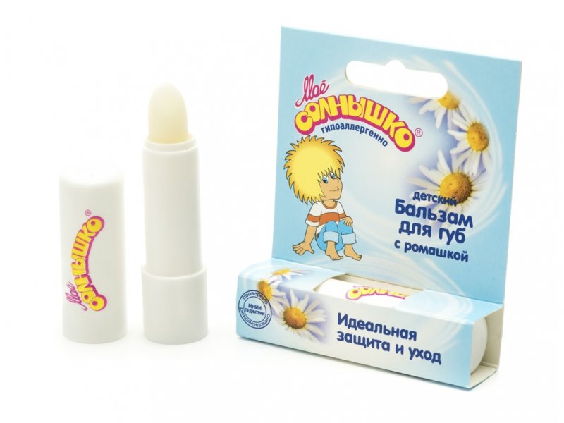 

Бальзам для губ Моё солнышко, с экстрактом ромашки, 2,8 г