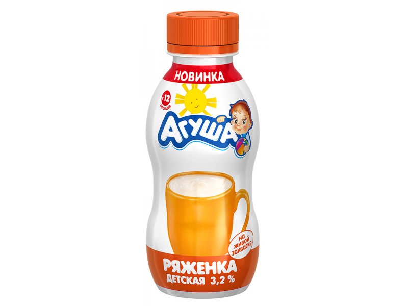 

Ряженка Агуша 3,2% 200 г