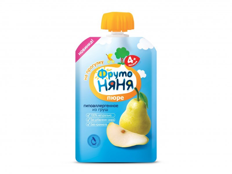 

Пюре Фрутоняня Груша 90 г дойпак