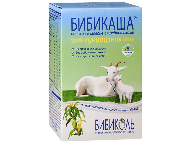 

Каша Бибикаша, кукурузная на козьем молоке 200 г
