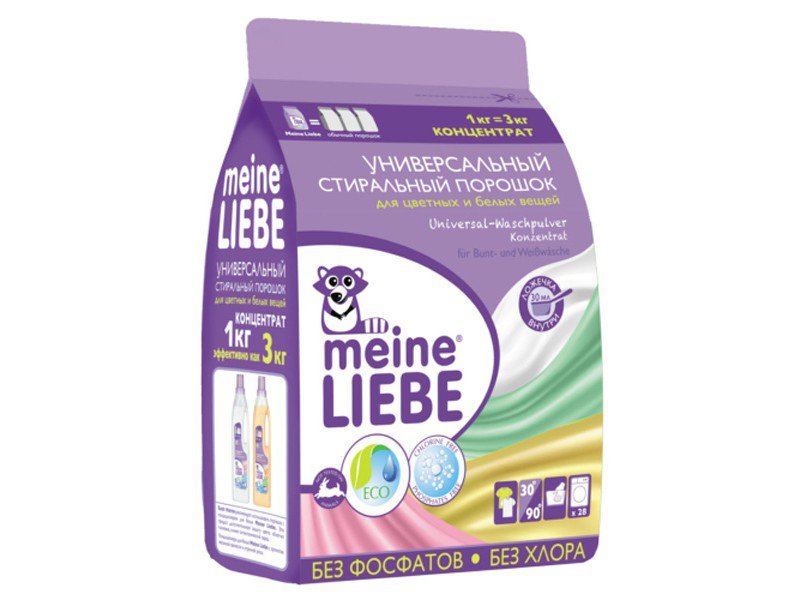 

Порошок стиральный Meine Liebe универсальный, концентрат 1000 г