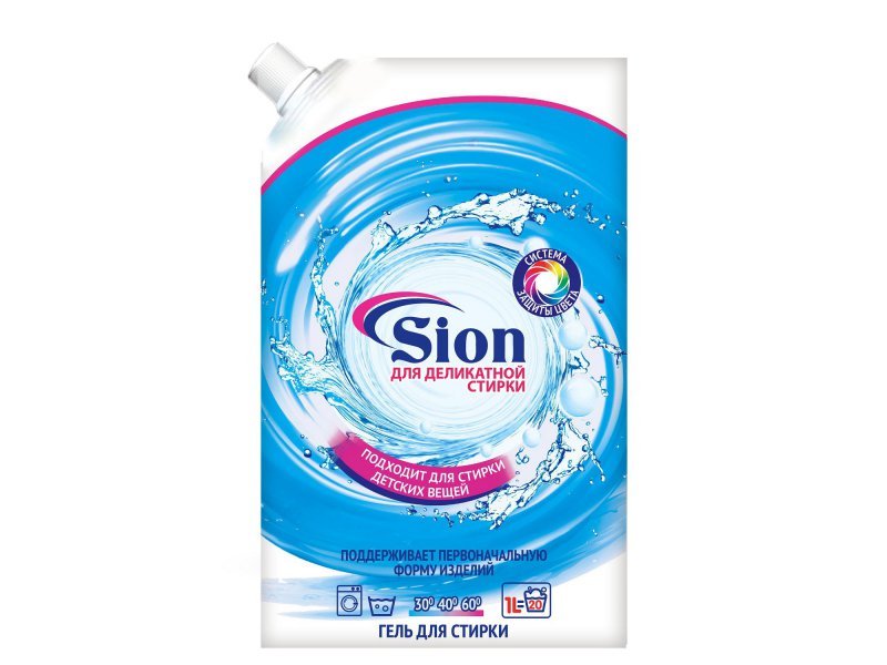 

Гель Sion для деликатной стирки, 1 л