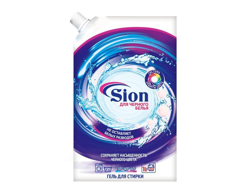 

Гель Sion для стирки черного белья, 1 л