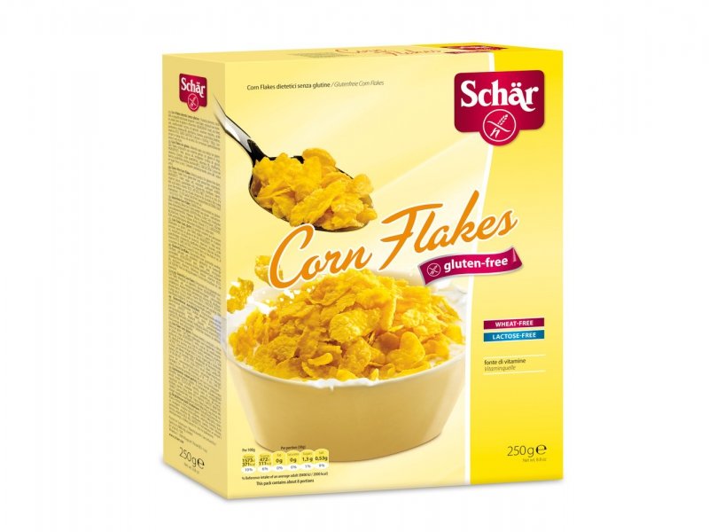 

Хлопья кукурузные Dr. Schar, Corn flakes, 250 г