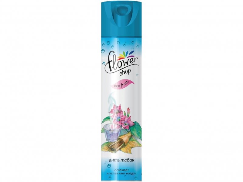 

Освежитель воздуха Flower shop, Антитабак, 300 мл