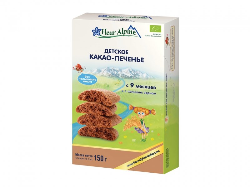 

Печенье Fleur Alpine органик Какао 150 г