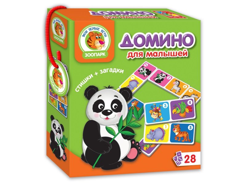 

Игра настольная Vladi Toys, Зоопарк Домино