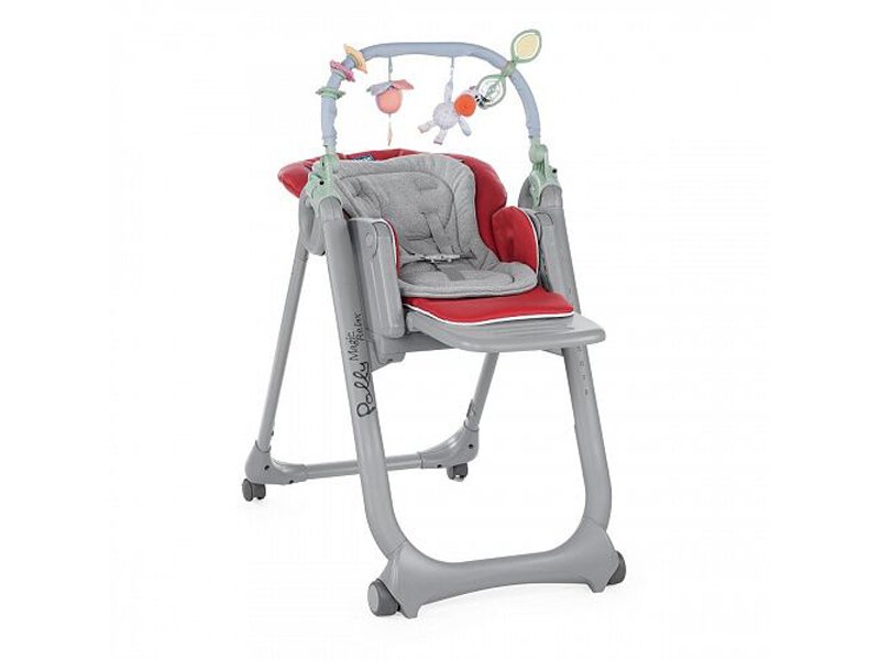 Стульчик для кормления chicco polly magic relax cocoa