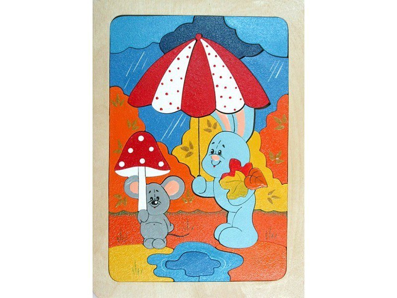 

Игрушка из дерева Крона, Мозаика, Осенняя прогулка