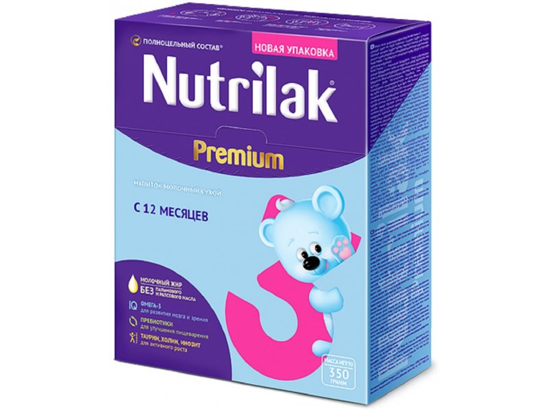 

Смесь Nutrilak Premium 3 сухая 350 г