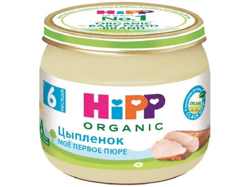 

Пюре Hipp Цыплёнок 80 г