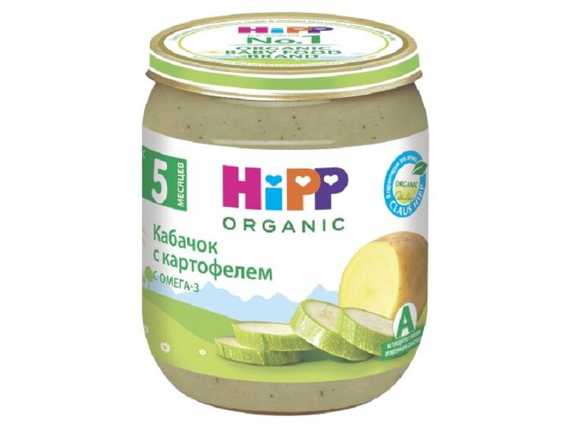 

Пюре Hipp Кабачок с картофелем 125 г